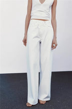 Ivy High-Waisted Double-Button Jeans