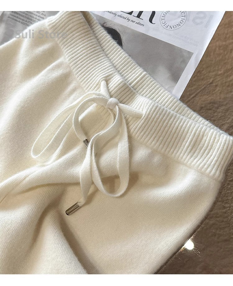 Willa Wool-Blend Wide-Leg Trousers