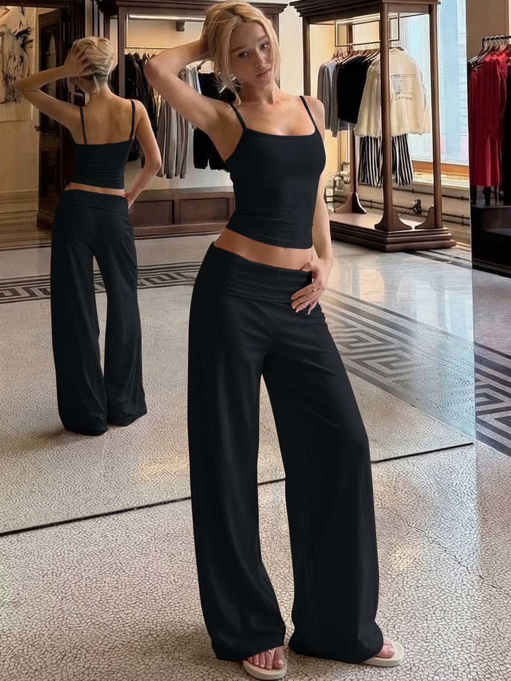 Selene Backless Flare Set