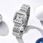 BERNY Square Stainless Steel Quartz Watch