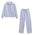 Elara Hooded Wide-Leg Lounge Set