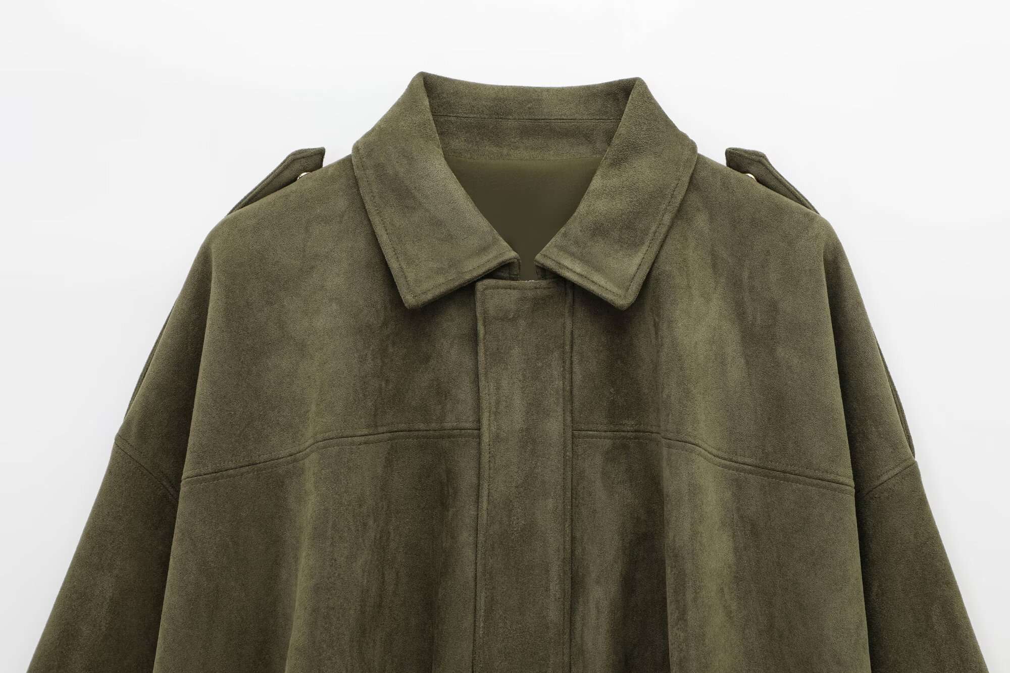 Marielle Faux-Suede Jacket & Bermuda Shorts Set