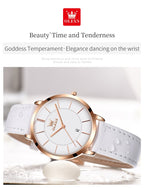 OLEVS Celeste Rose Gold Watch Gift Set
