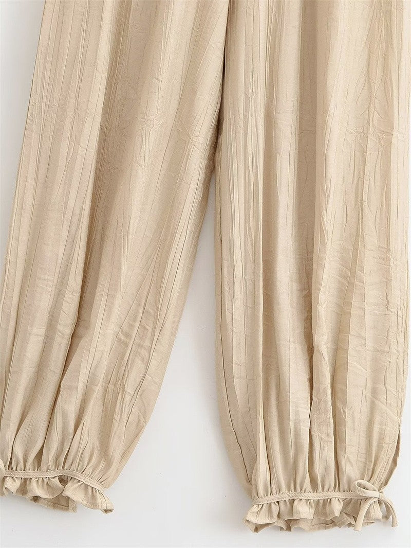 Aveline Beaded Vest & Balloon Pants Set