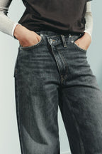 Ivy High-Waisted Double-Button Jeans
