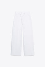 Ivy High-Waisted Double-Button Jeans