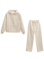 Elara Hooded Wide-Leg Lounge Set