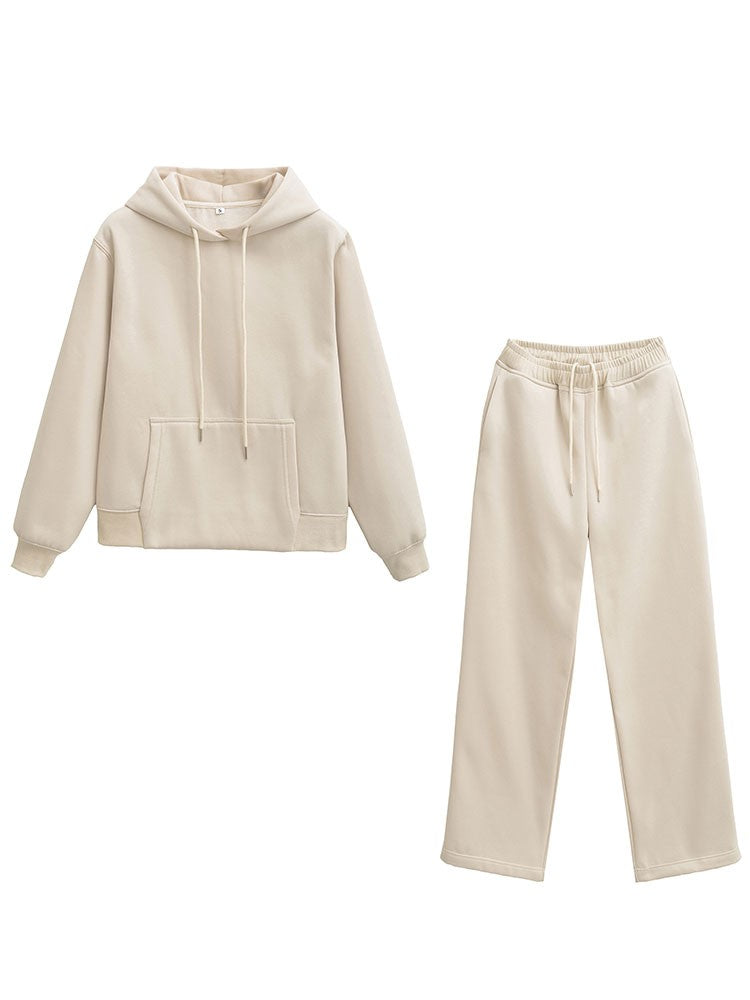 Elara Hooded Wide-Leg Lounge Set
