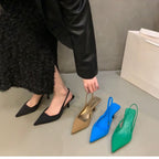 Valentina Pointed-Toe Stiletto Pumps