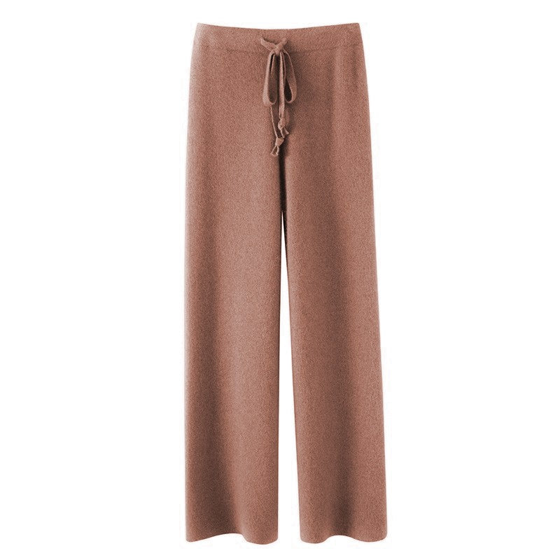 Willa Wool-Blend Wide-Leg Trousers