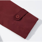 Senhora cor sólida rendas até jaqueta elegante chique manga comprida lapela botão solto casaco outono estilo rua nova jaqueta outerwear 2025