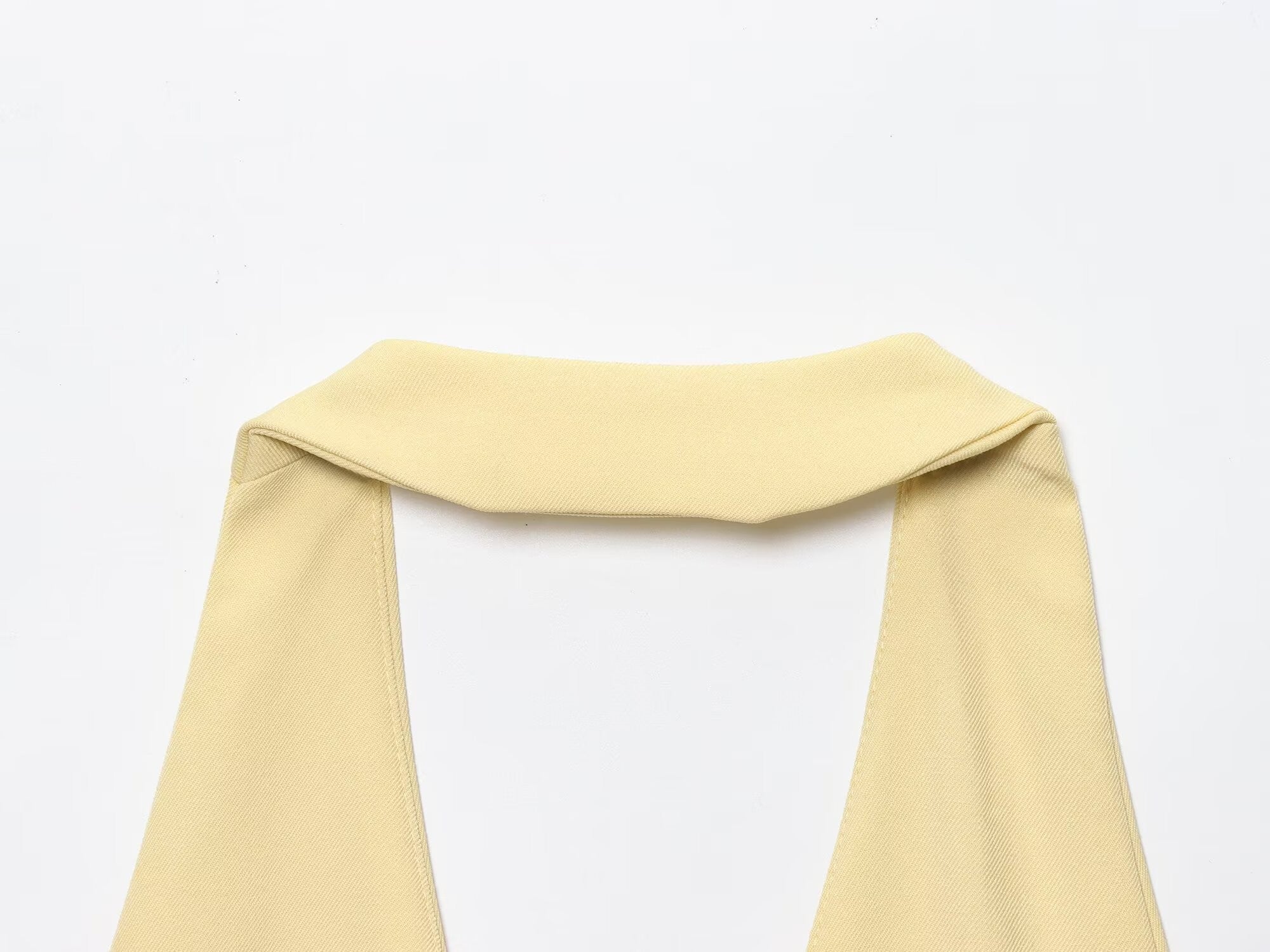 Odette Buttoned Vest & Straight-Leg Pants Set