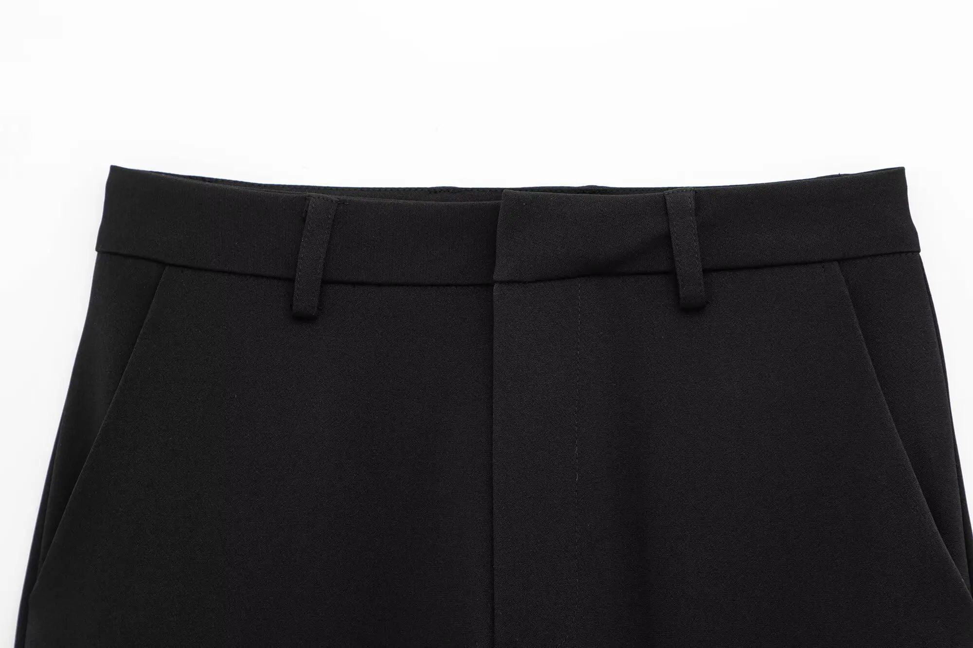 Noelle Zip-Front Wide-Leg Set