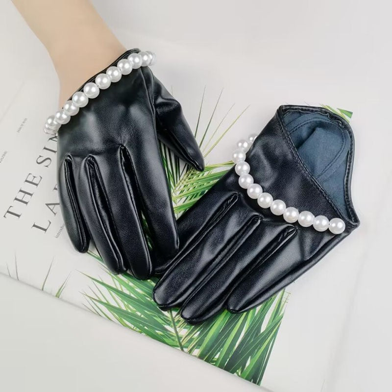 Camille Chain-Detail Touchscreen Gloves