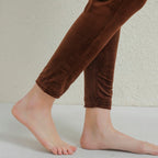 Calças casuais grossas de pelúcia mulheres veludo calças quentes outono inverno leggings cintura alta harem calças femininas