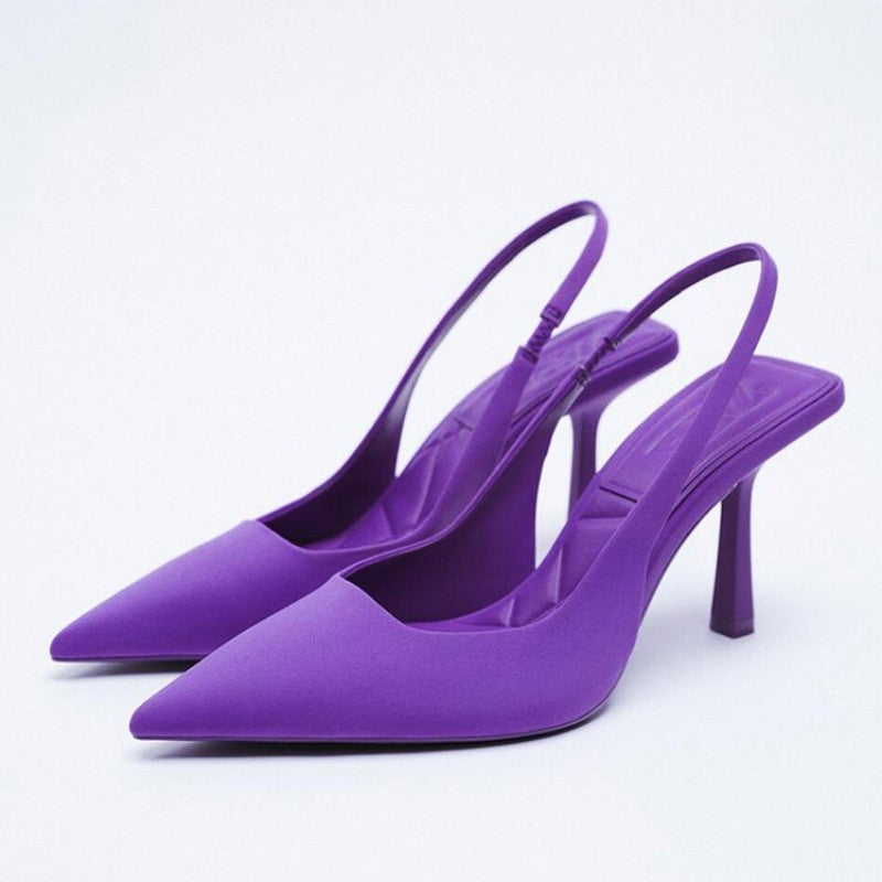 Valentina Pointed-Toe Stiletto Pumps