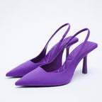 Valentina Pointed-Toe Stiletto Pumps