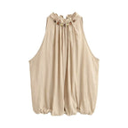 Aveline Beaded Vest & Balloon Pants Set
