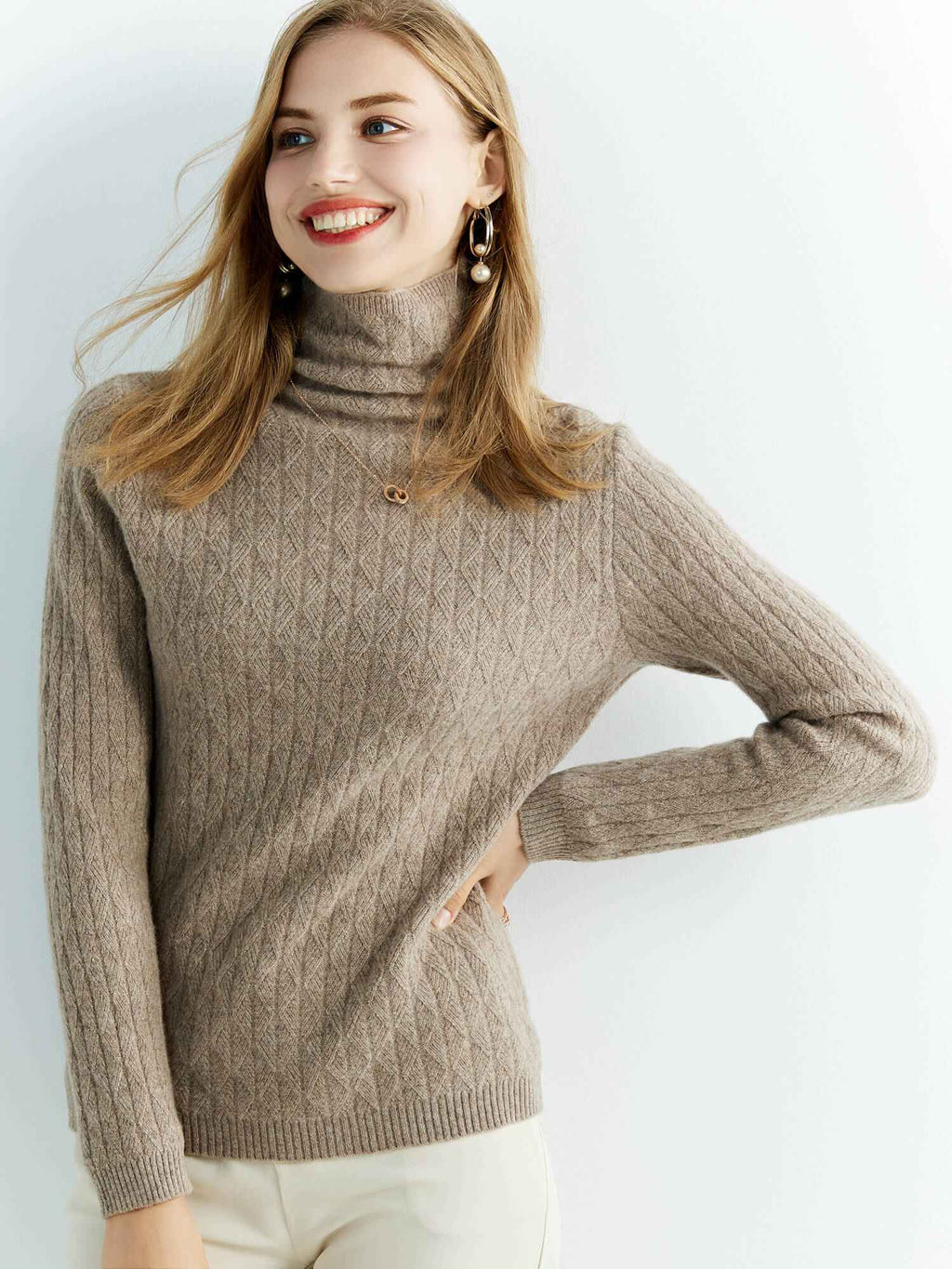 Freya Wool Turtleneck Sweater