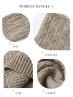 Freya Wool Turtleneck Sweater