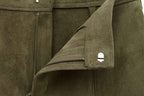 Marielle Faux-Suede Jacket & Bermuda Shorts Set