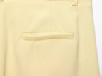 Odette Buttoned Vest & Straight-Leg Pants Set
