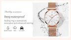 OLEVS Celeste Rose Gold Watch Gift Set