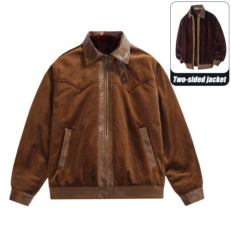 Talia Reversible Faux Leather Jacket