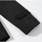 Senhora cor sólida rendas até jaqueta elegante chique manga comprida lapela botão solto casaco outono estilo rua nova jaqueta outerwear 2025