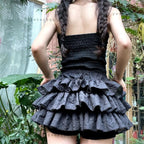 Luna Tiered Ruffle Mini Skirt