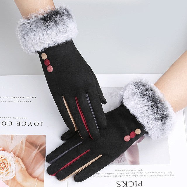 Isla Suede Touchscreen Winter Gloves