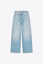 Ivy High-Waisted Double-Button Jeans
