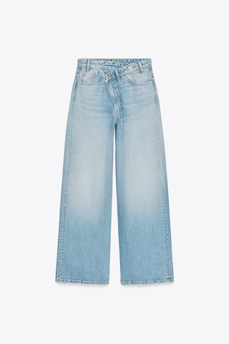 Ivy High-Waisted Double-Button Jeans