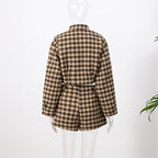 Georgia Plaid Zip Jacket & High-Waist Shorts Set