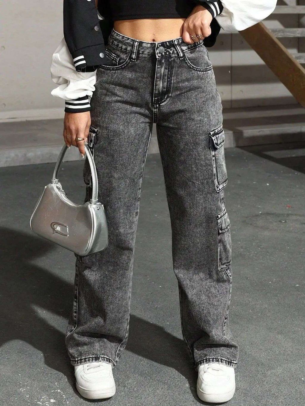 Romy High-Rise Cargo Jeans