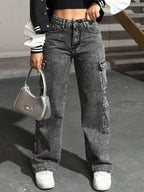Romy High-Rise Cargo Jeans