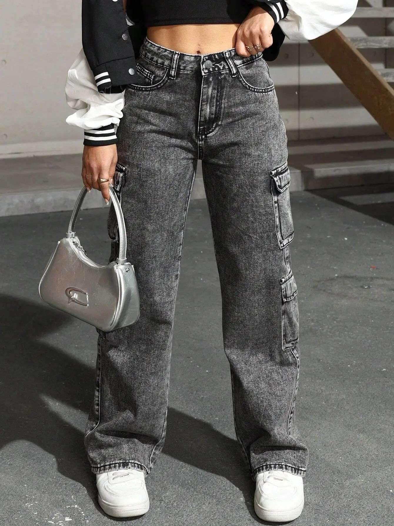 Romy High-Rise Cargo Jeans