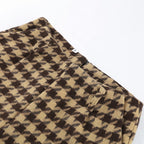 Georgia Plaid Zip Jacket & High-Waist Shorts Set
