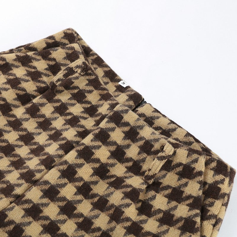 Georgia Plaid Zip Jacket & High-Waist Shorts Set