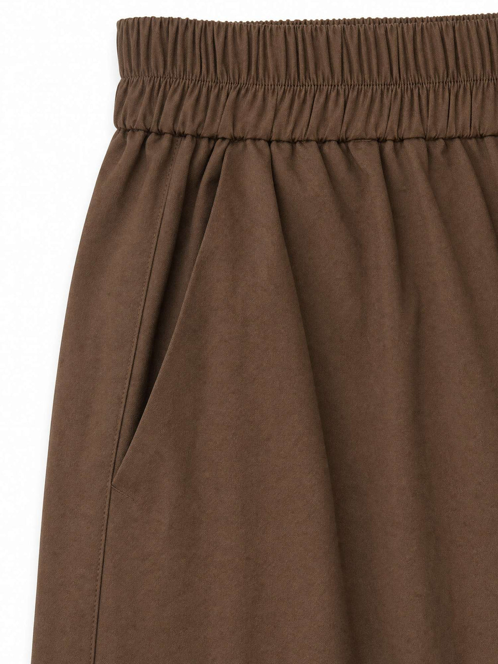 XIAOGULI Caramel Brown Harem Pants