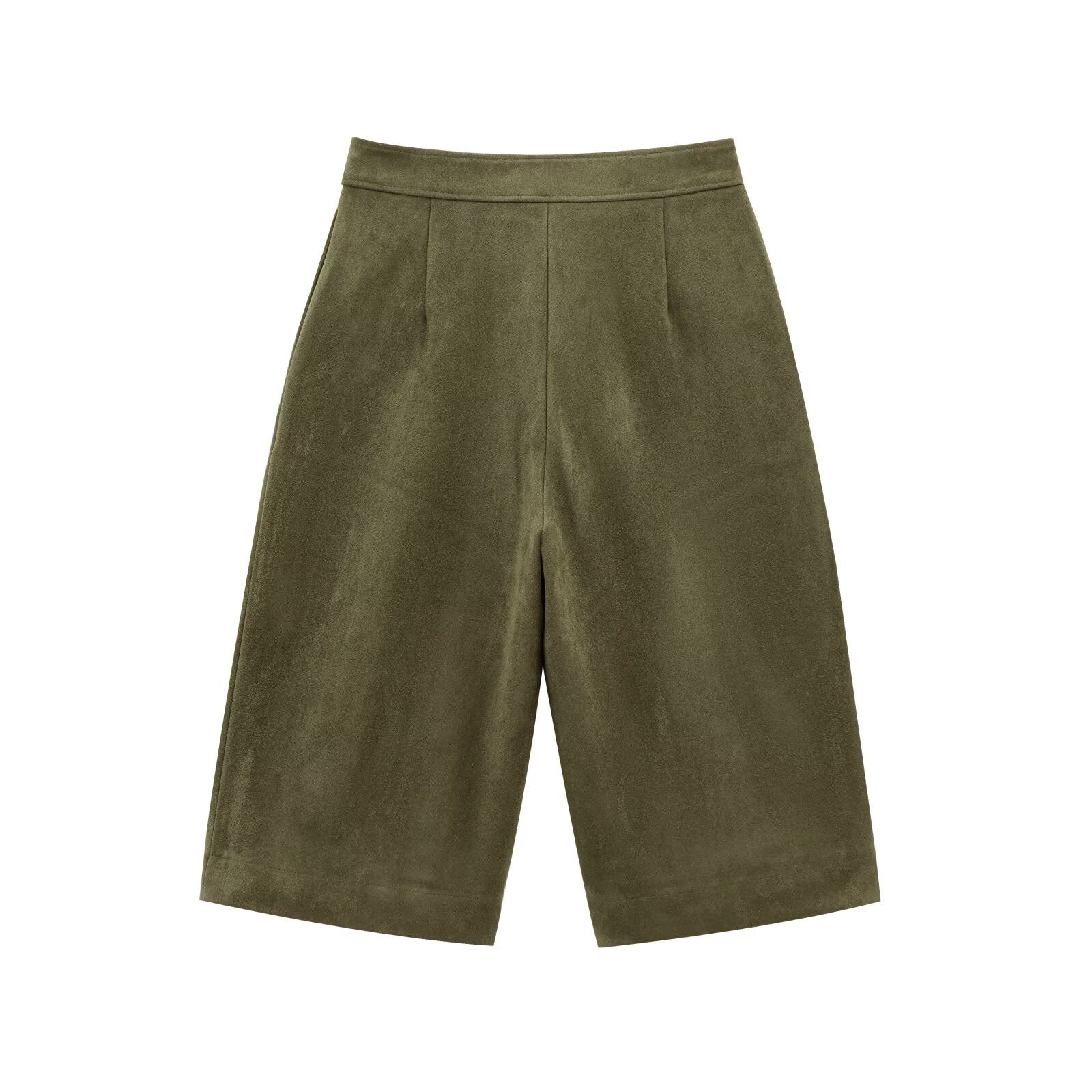 Marielle Faux-Suede Jacket & Bermuda Shorts Set