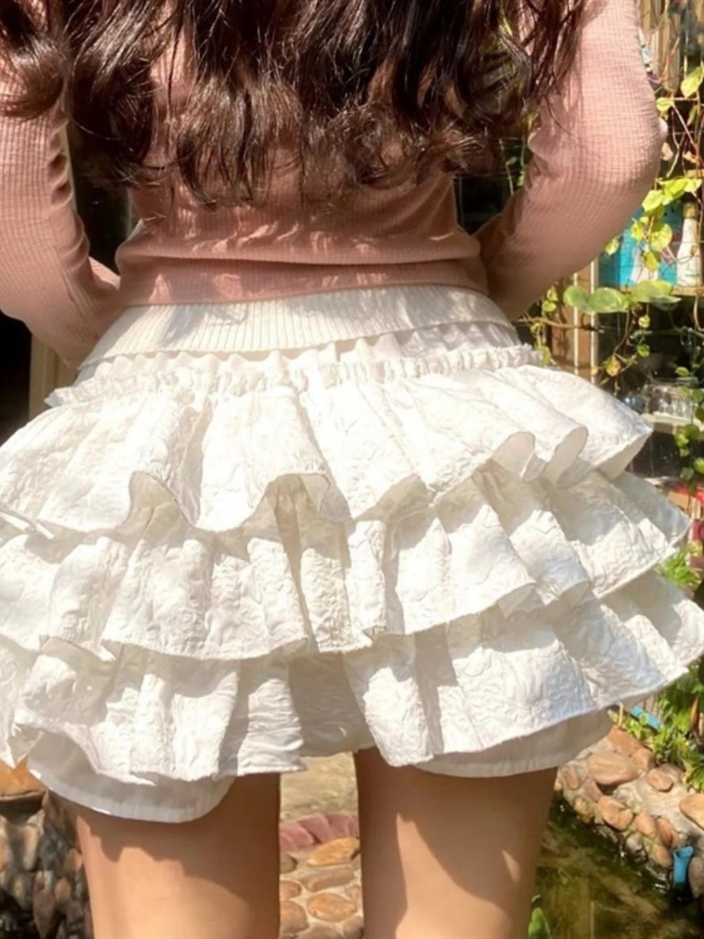 Luna Tiered Ruffle Mini Skirt