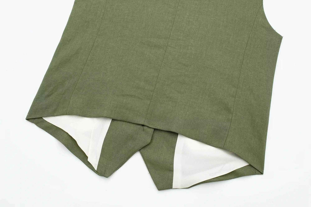 Piper Slim V-Neck Vest & Pleated Shorts Set
